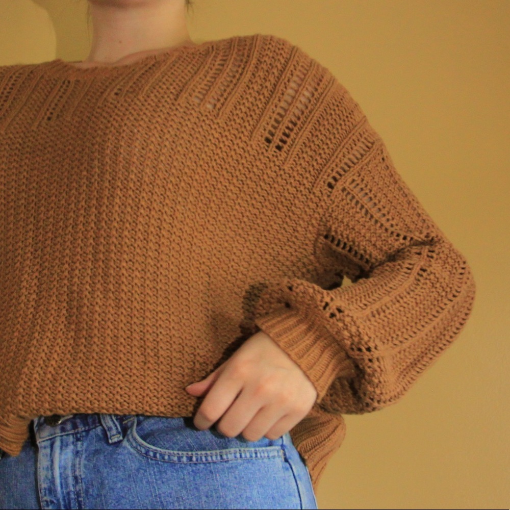 American Eagle Slouchy Knit Sweater Medium